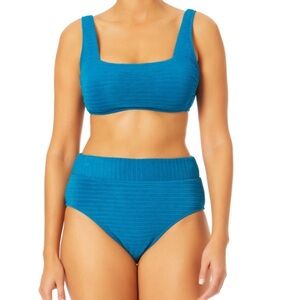 Women’s Ribbed Bikini Top and Bottom